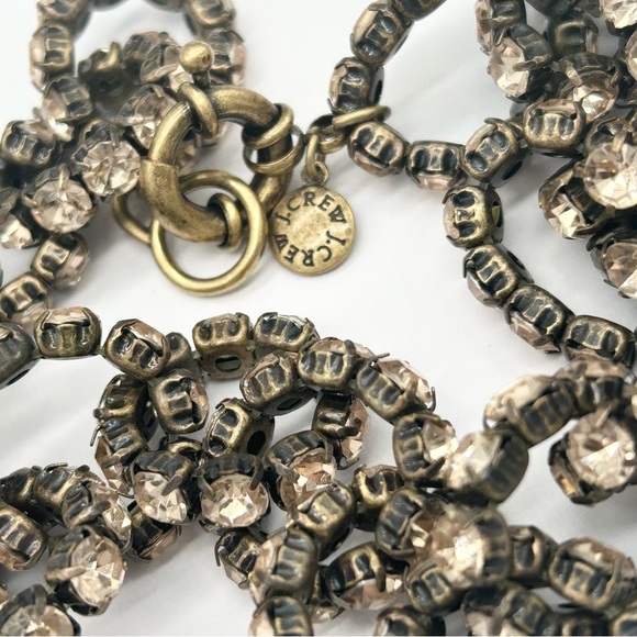 J. Crew Blush Jeweled Stretch Links Necklace - Picture 3 of 3